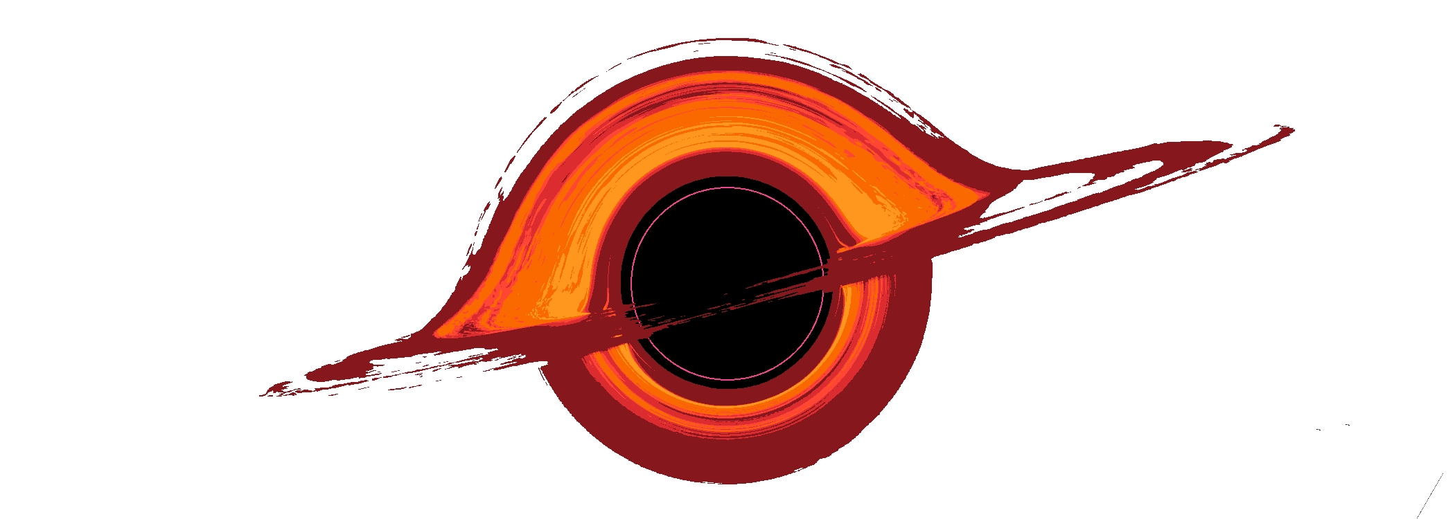 The black hole in the center of the Almandine